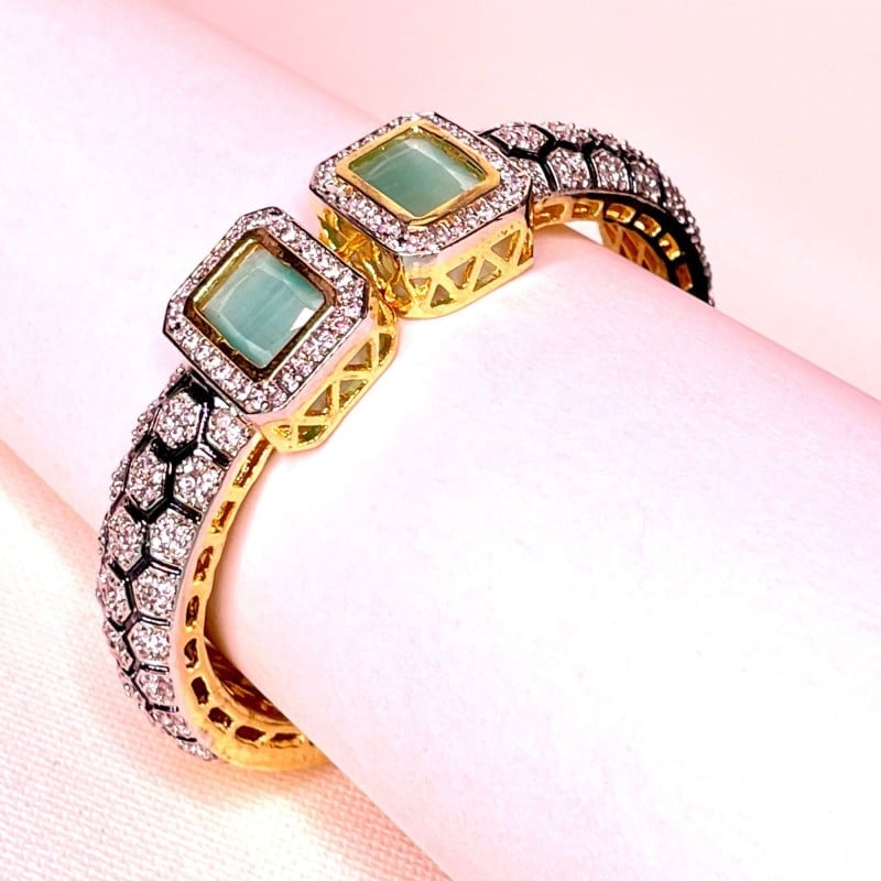 Saks Fifth Avenue Women's 14k Yellow Gold & 1.35 Tcw Diamond Studded  Bracelet | ModeSens
